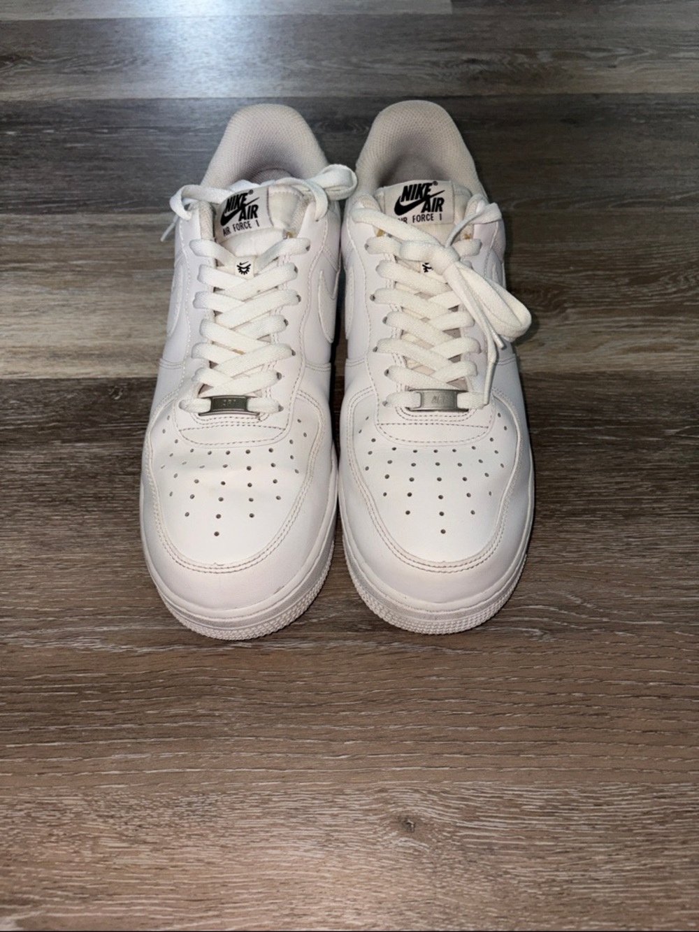 Nike AF1 White Low-Top Sneakers